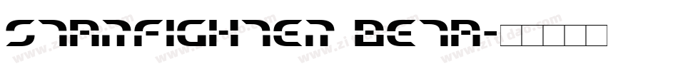 Starfighter Beta字体转换